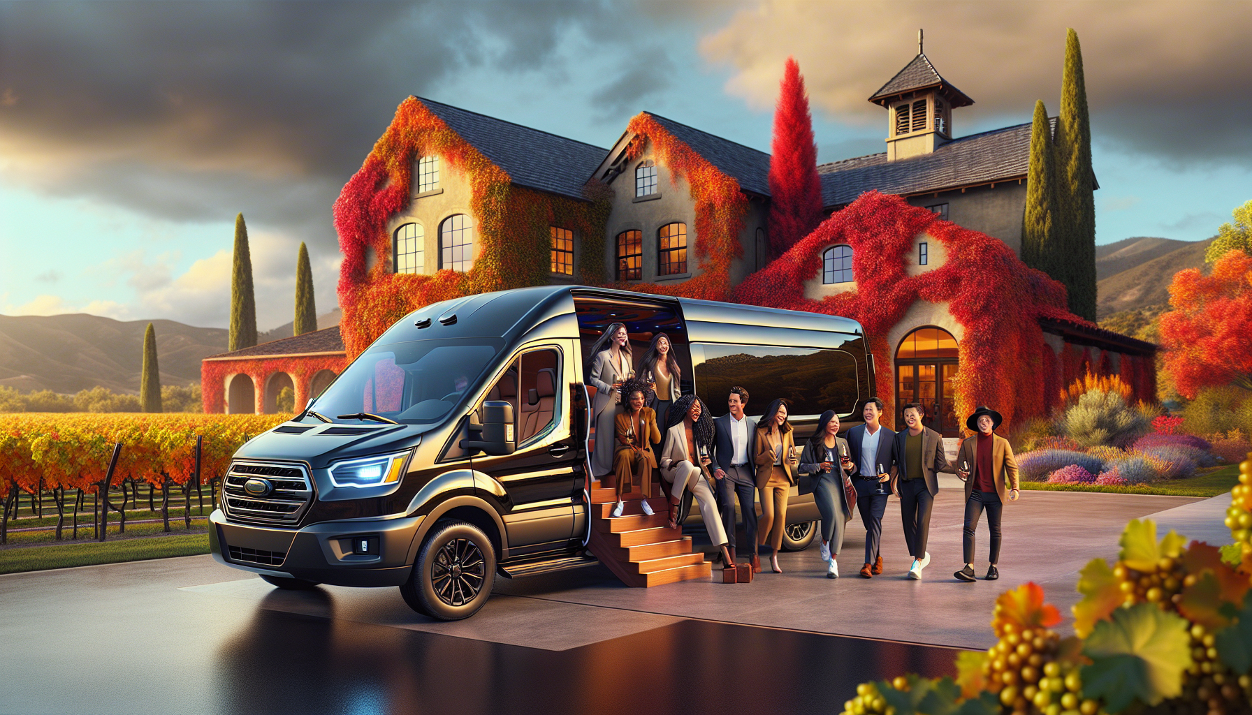 Napa Valley Transportation to Wineries – Safe, Fun 2025 Tours Book Now